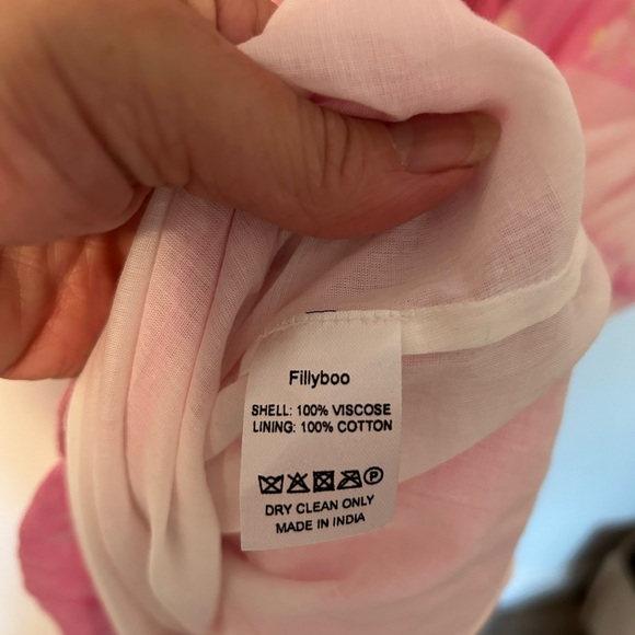 Fillyboo Pink and White Long Sleeve Maxi Dress - Picture 7 of 11